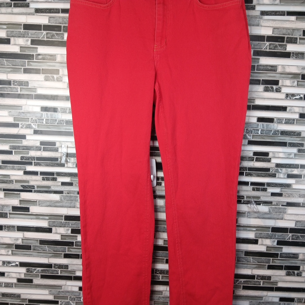 Polo by Ralph Lauren Red Straight Leg Women's Jeans Size 6